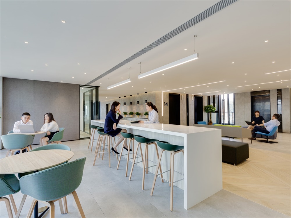 辦公空間，深圳，浦發銀行深圳分行總部，金融公司辦公室，辦公室設計，辦公樓