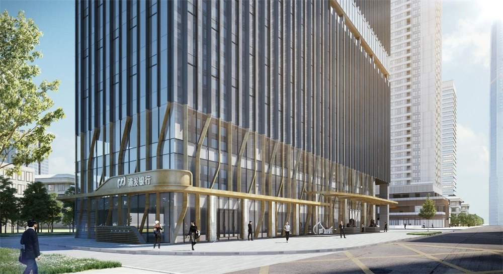 辦公空間，深圳，浦發銀行深圳分行總部，金融公司辦公室，辦公室設計，辦公樓