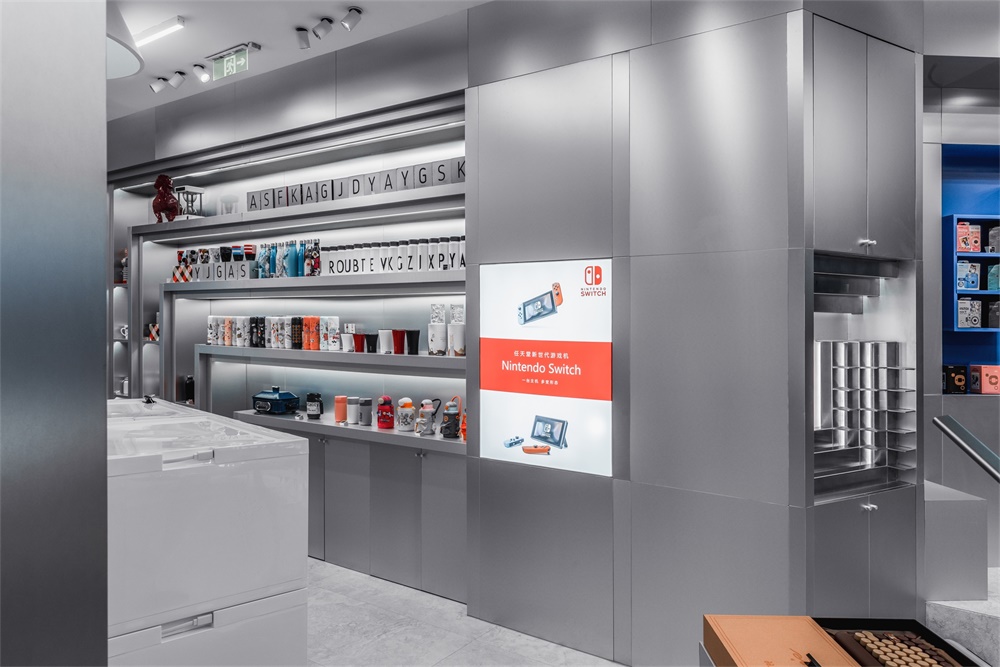 商業空間,潮流用品集合店,呼和浩特,潮流空間設計,未來感設計,VLAB,那漠含風設計