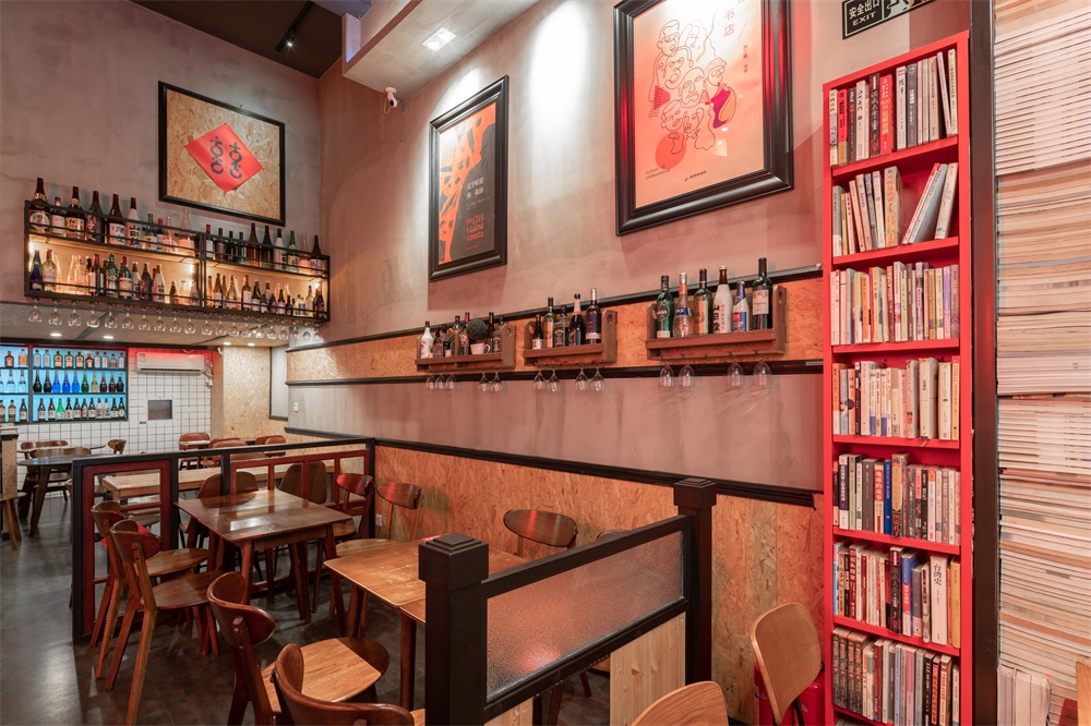 餐飲空間，水餃店設計，嬉皮士精神，廣州，負空間設計，loft工業風，喜喜水餃，項目投稿