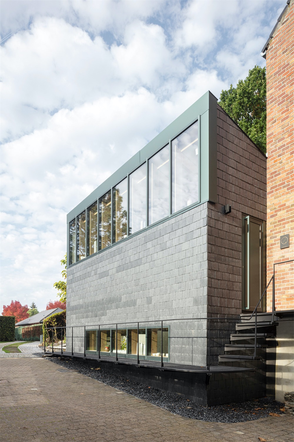 辦公空間,比利時,工作室擴建,藝術工作室,藝術培訓工作室,Aanbouw Atelier