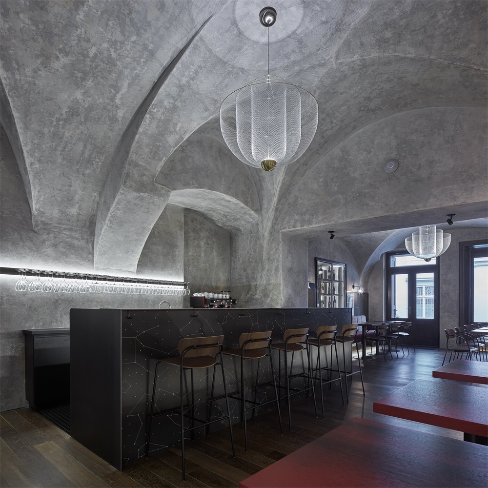 餐飲空間，酒吧設計，葡萄酒吧，布拉格，國外酒吧設計
