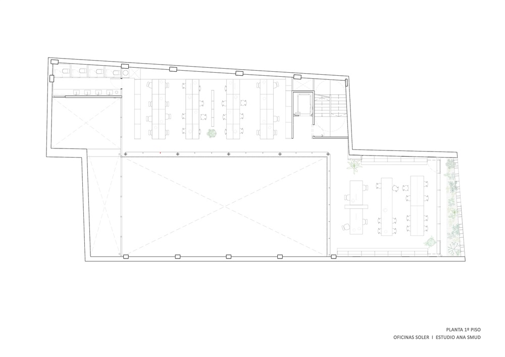 辦公空間,廠房改造,工業風辦公室,倉庫陳列室,紡織品公司辦公室,建築立麵改造設計