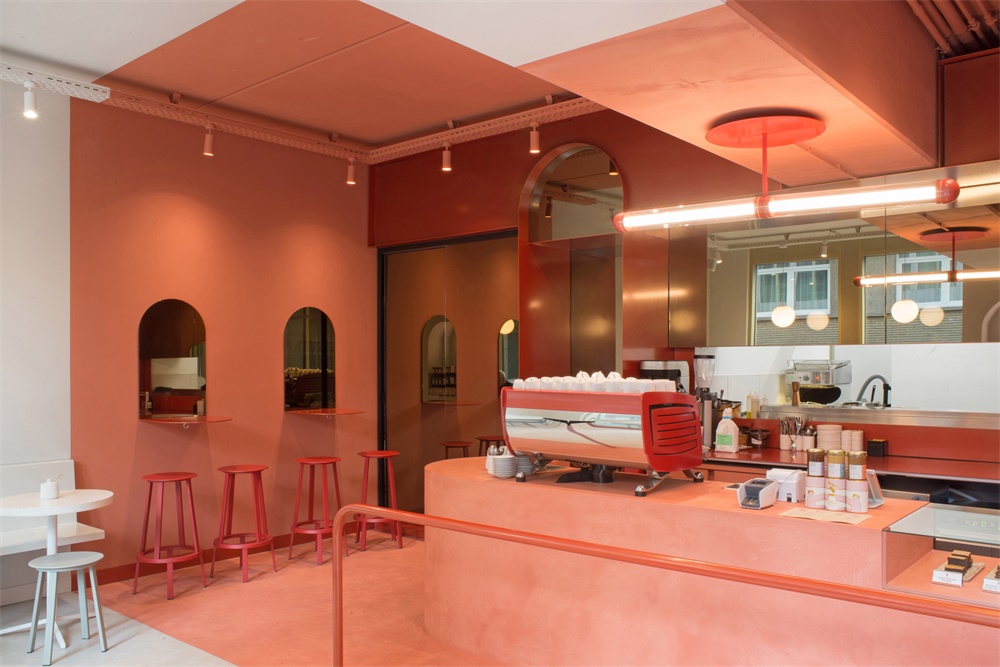 餐飲空間，咖啡館設計，比利時布魯塞爾，HOP Architects，特色咖啡吧