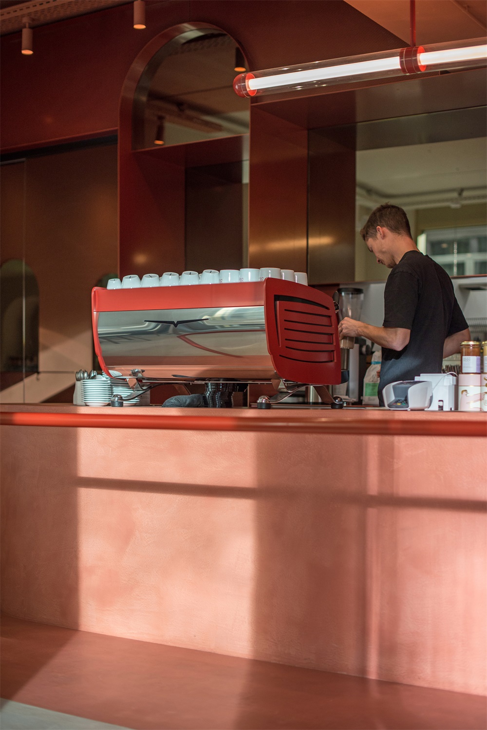 餐飲空間，咖啡館設計，比利時布魯塞爾，HOP Architects，特色咖啡吧