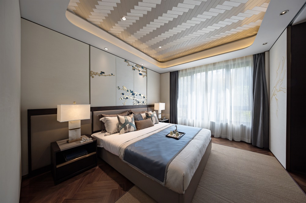 住宅空間,中式人文居住空間,別墅軟裝設計,柏年印象,新中式空間設計,軟裝設計,長沙建發·央著,項目投稿