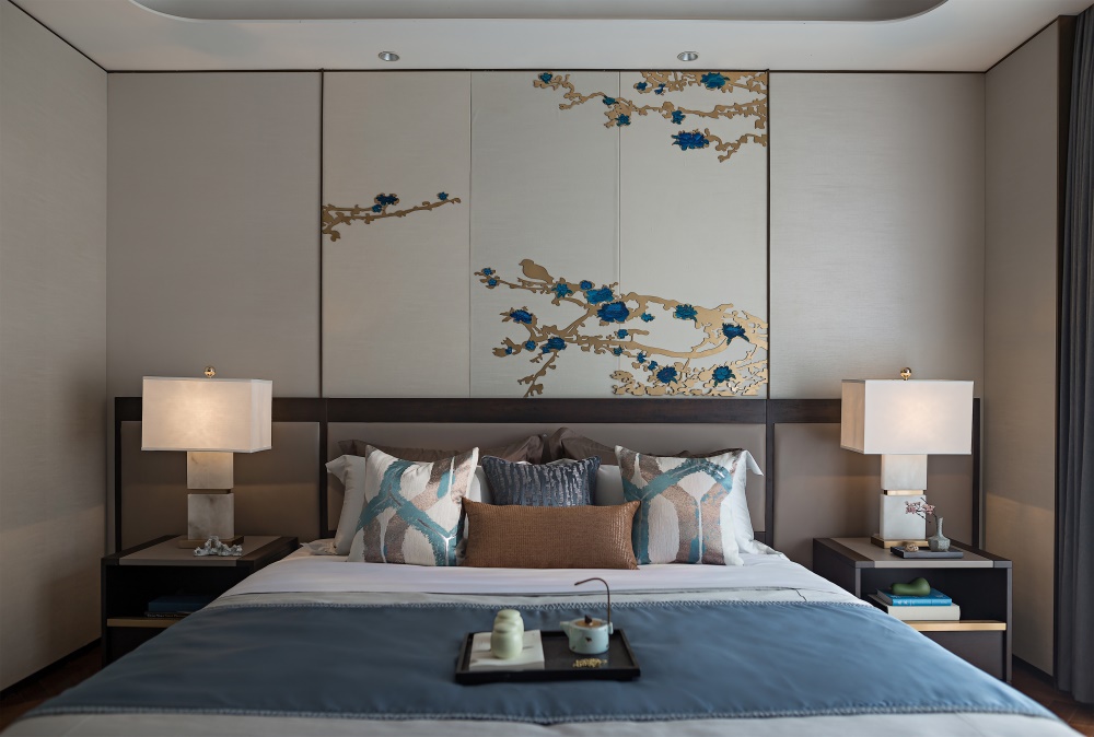 住宅空間,中式人文居住空間,別墅軟裝設計,柏年印象,新中式空間設計,軟裝設計,長沙建發·央著,項目投稿