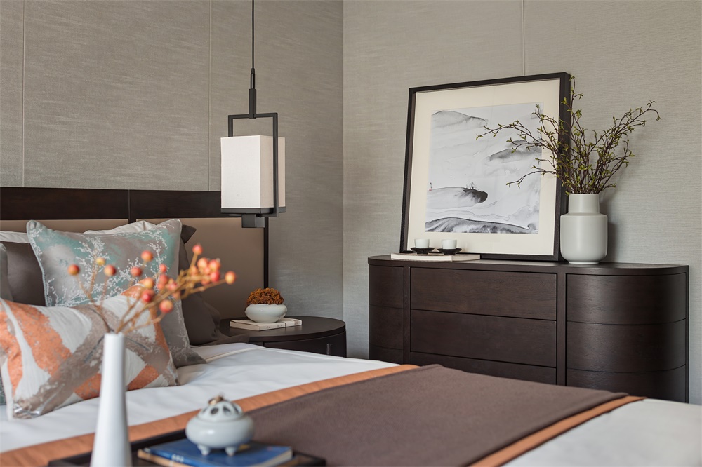 住宅空間,中式人文居住空間,別墅軟裝設計,柏年印象,新中式空間設計,軟裝設計,長沙建發·央著,項目投稿