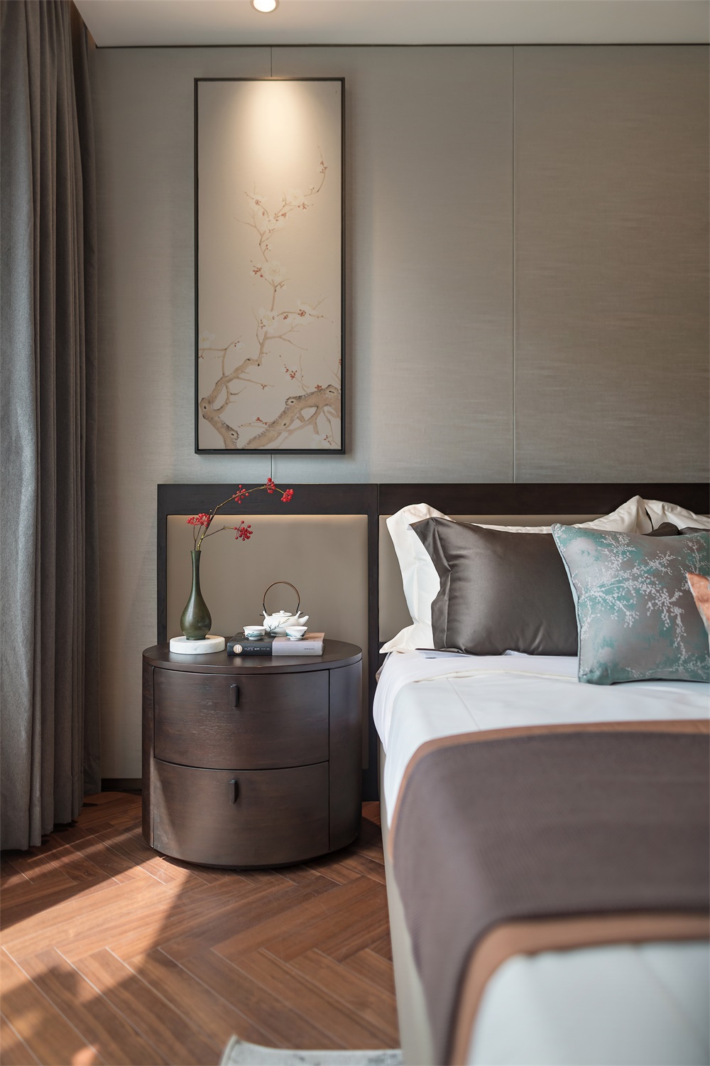 住宅空間,中式人文居住空間,別墅軟裝設計,柏年印象,新中式空間設計,軟裝設計,長沙建發·央著,項目投稿