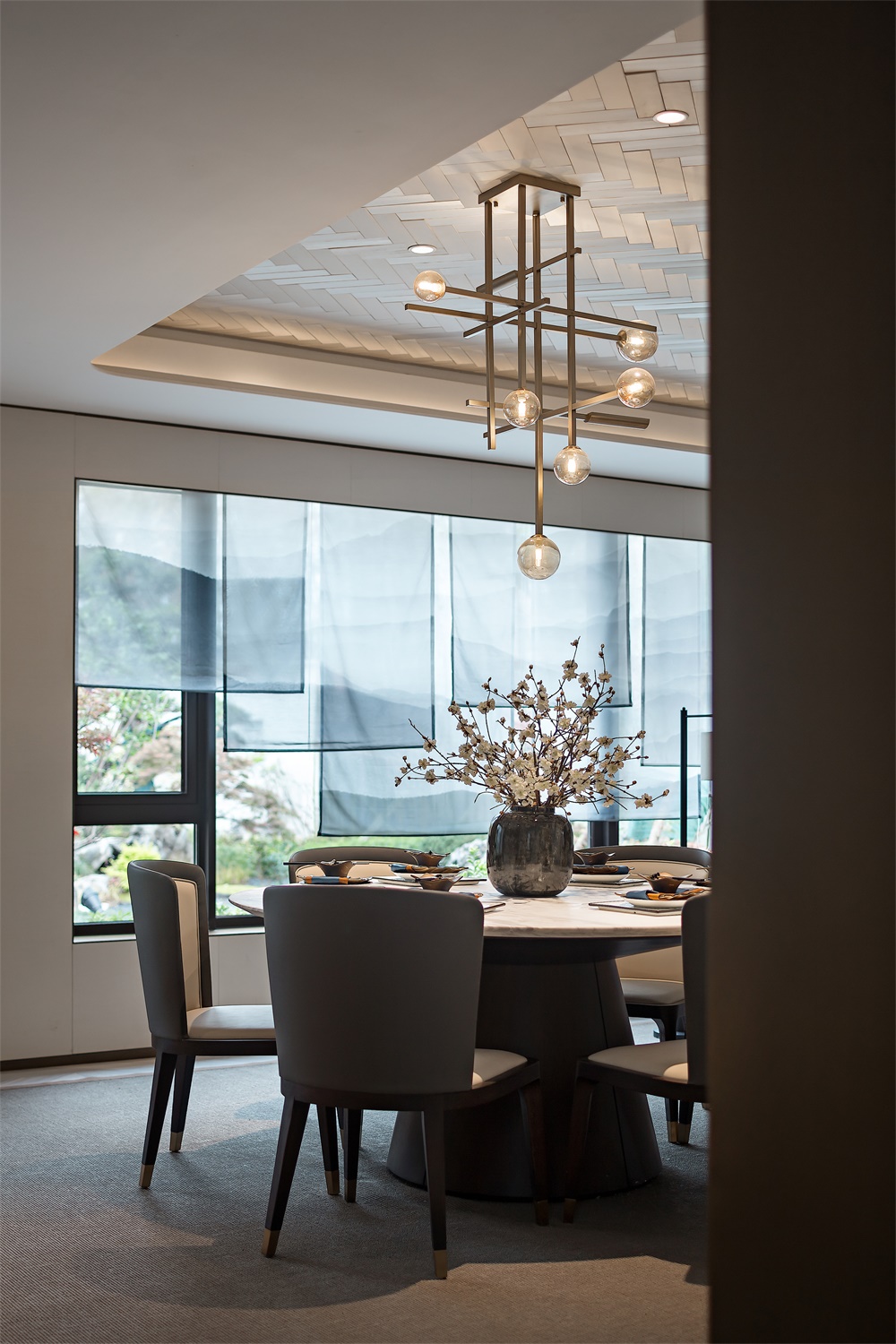 住宅空間,中式人文居住空間,別墅軟裝設計,柏年印象,新中式空間設計,軟裝設計,長沙建發·央著,項目投稿