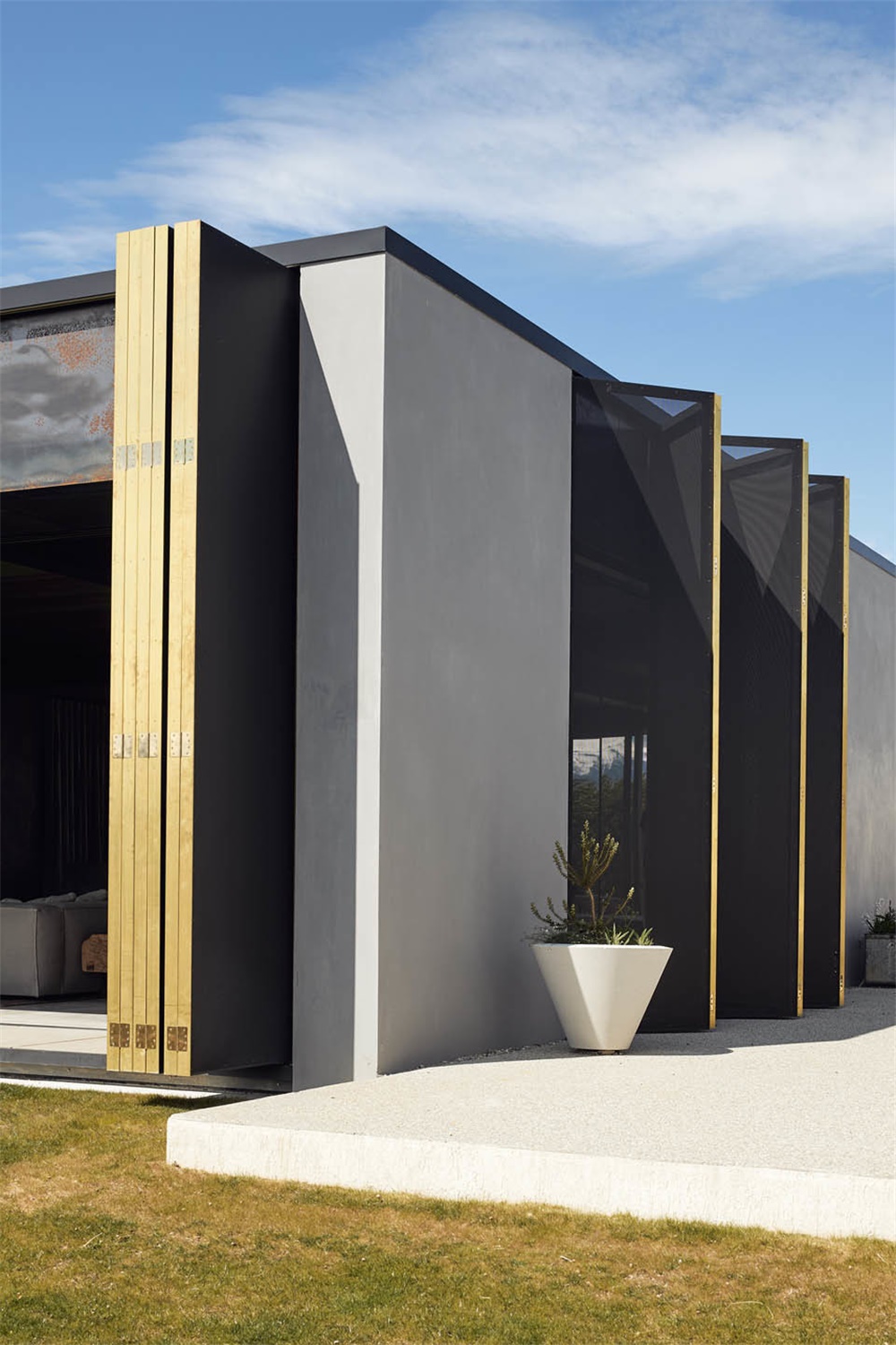 住宅空間,獨立住宅設計,新西蘭瓦納卡,現代住宅設計,湖景住宅設計,Fearon Hay