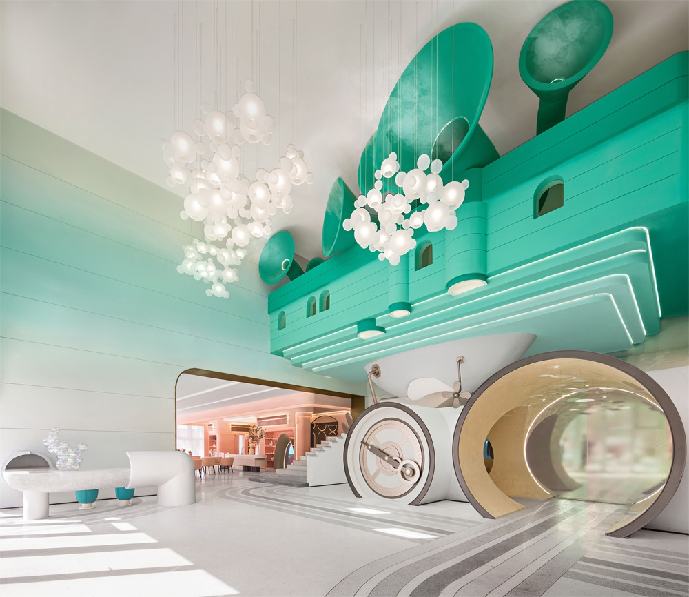 MOD,墨設設計,濰坊青州市,尋夢環遊之旅,恒信·青州風華尚品幼兒園 ,幼兒園設計,兒童娛樂中心設計,項目投稿