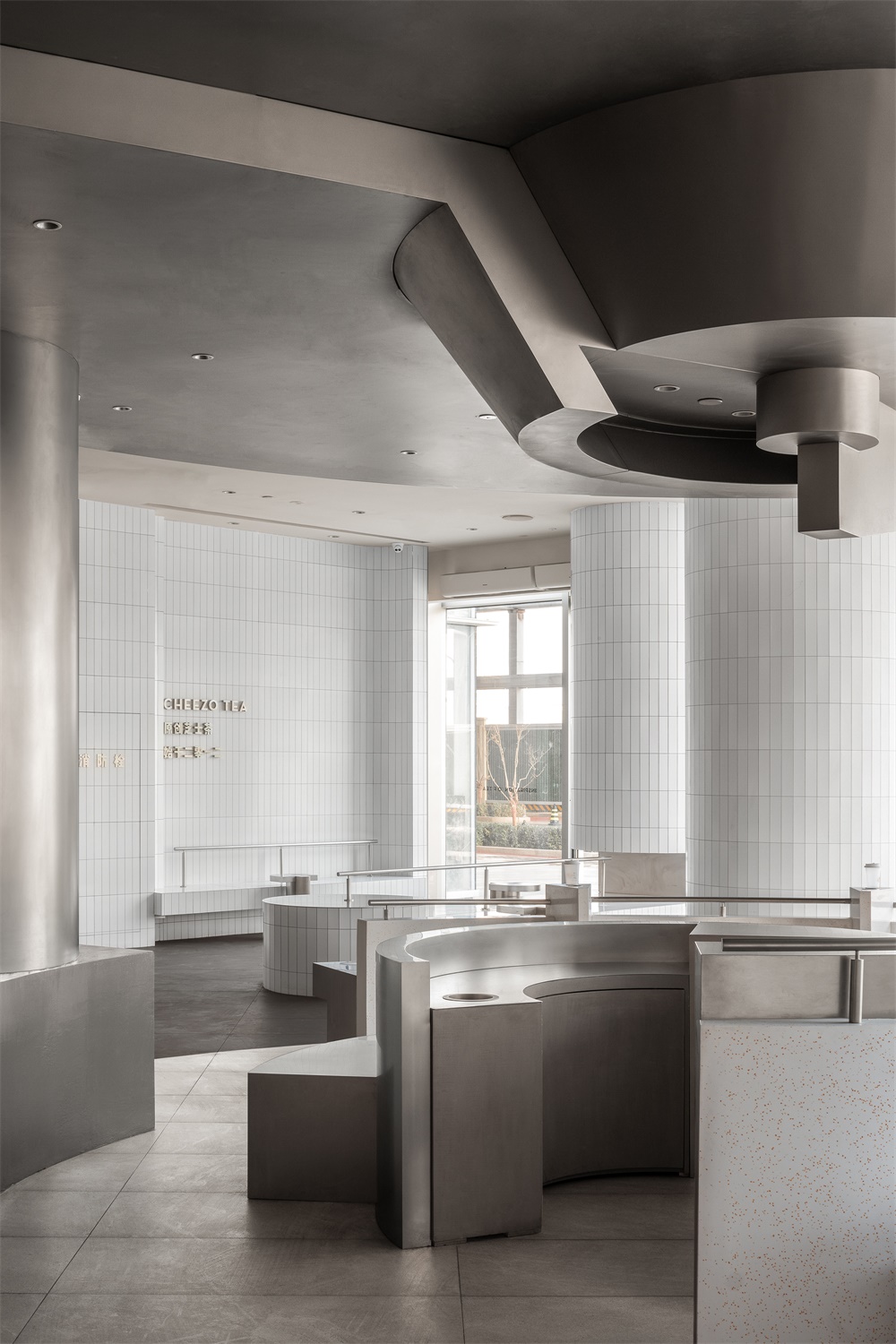 餐飲空間,茶飲店設計,濟南喜茶,濟南喜茶萬象城店,DAS Lab,茶飲店設計,喜茶店鋪設計,項目投稿