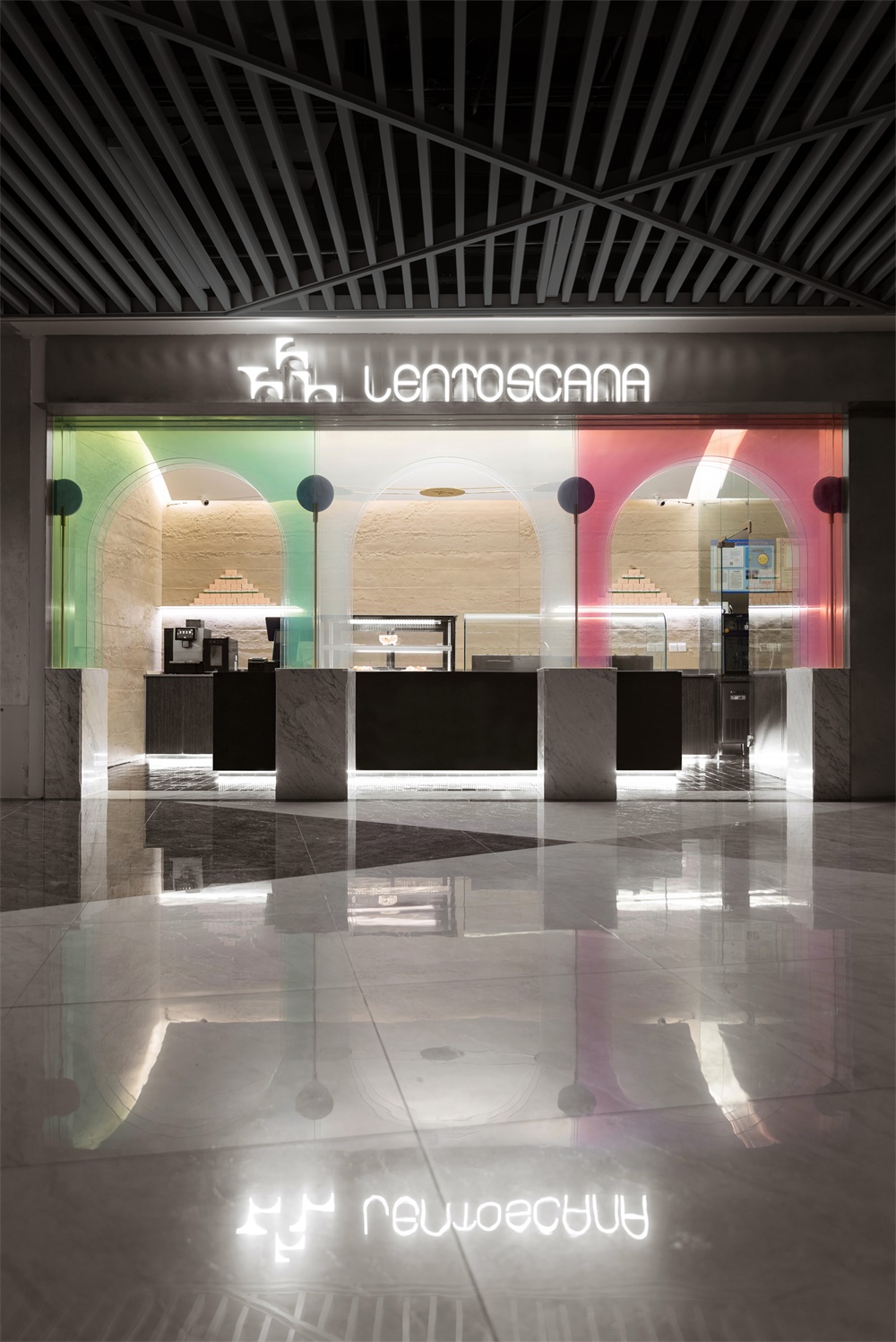 餐飲空間，甜品店設計，上海LENTOSCANA，尋長設計，甜品品牌空間，項目投稿