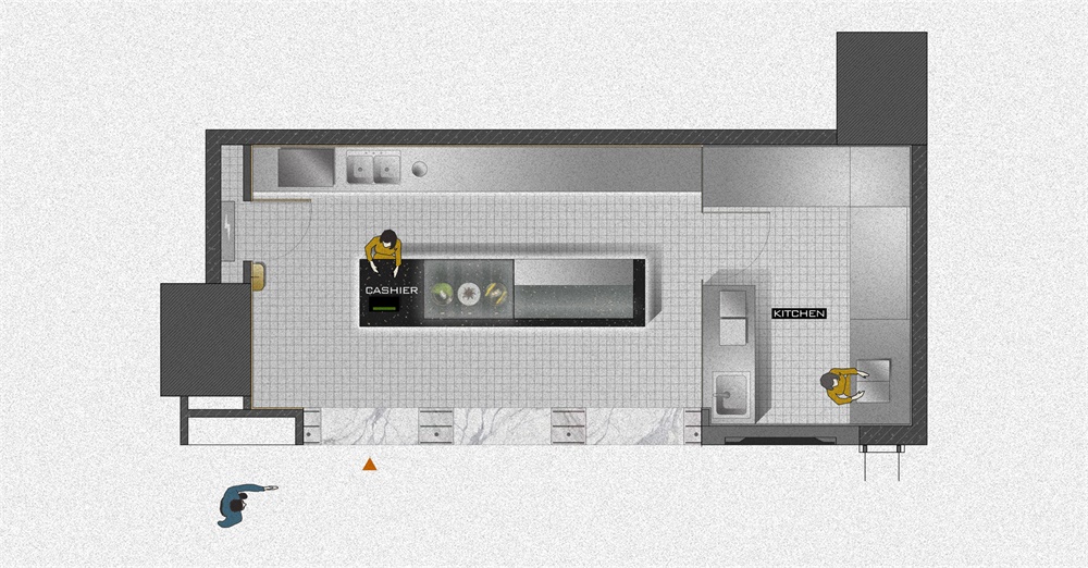 餐飲空間，甜品店設計，上海LENTOSCANA，尋長設計，甜品品牌空間，項目投稿