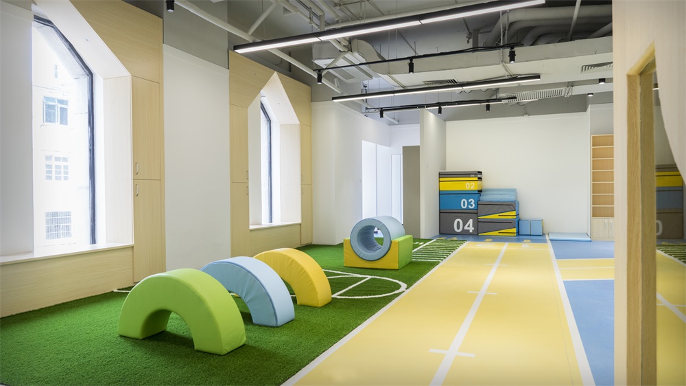 廣東厚幾設計,廣州敏樂加,少兒體適能培訓空間設計,兒童娛樂中心設計,項目投稿