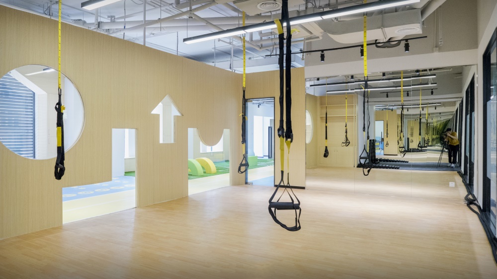 廣東厚幾設計,廣州敏樂加,少兒體適能培訓空間設計,兒童娛樂中心設計,項目投稿