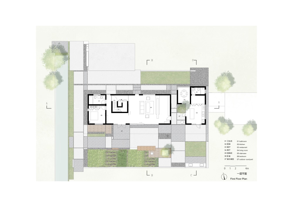 住宅空間,空格建築,上海郊區鄉建,田野住宅,鄉村私宅設計,項目投稿