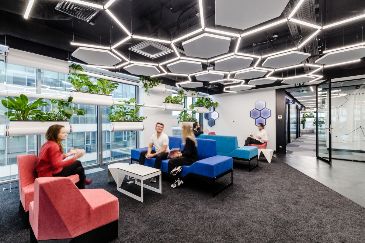 辦公空間,未來主義設計,科幻感辦公室,科技公司辦公室,波蘭華沙