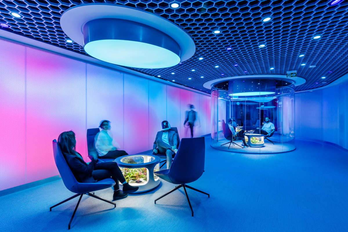 辦公空間,未來主義設計,科幻感辦公室,科技公司辦公室,波蘭華沙