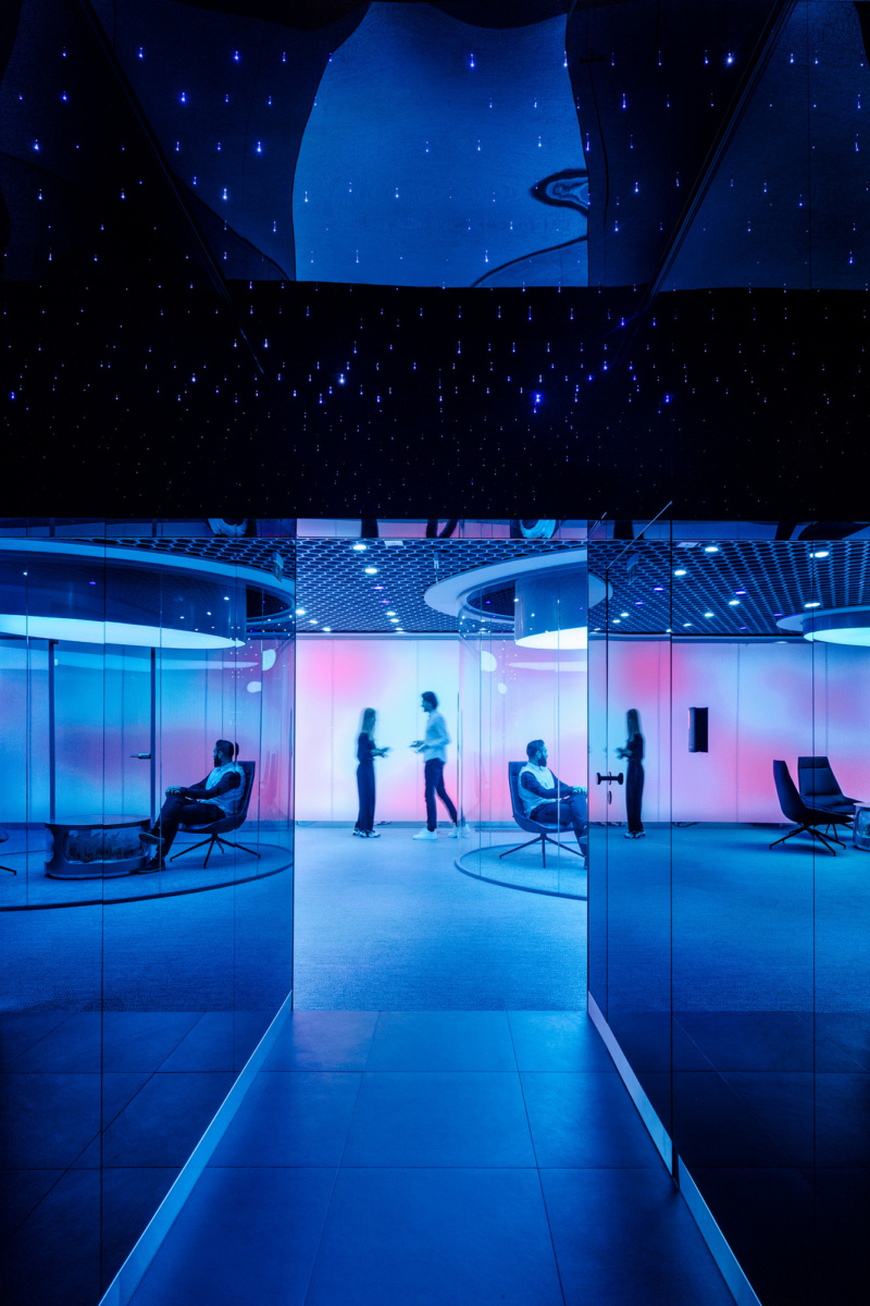 辦公空間，未來主義設計，科幻感辦公室，科技公司辦公室，波蘭華沙