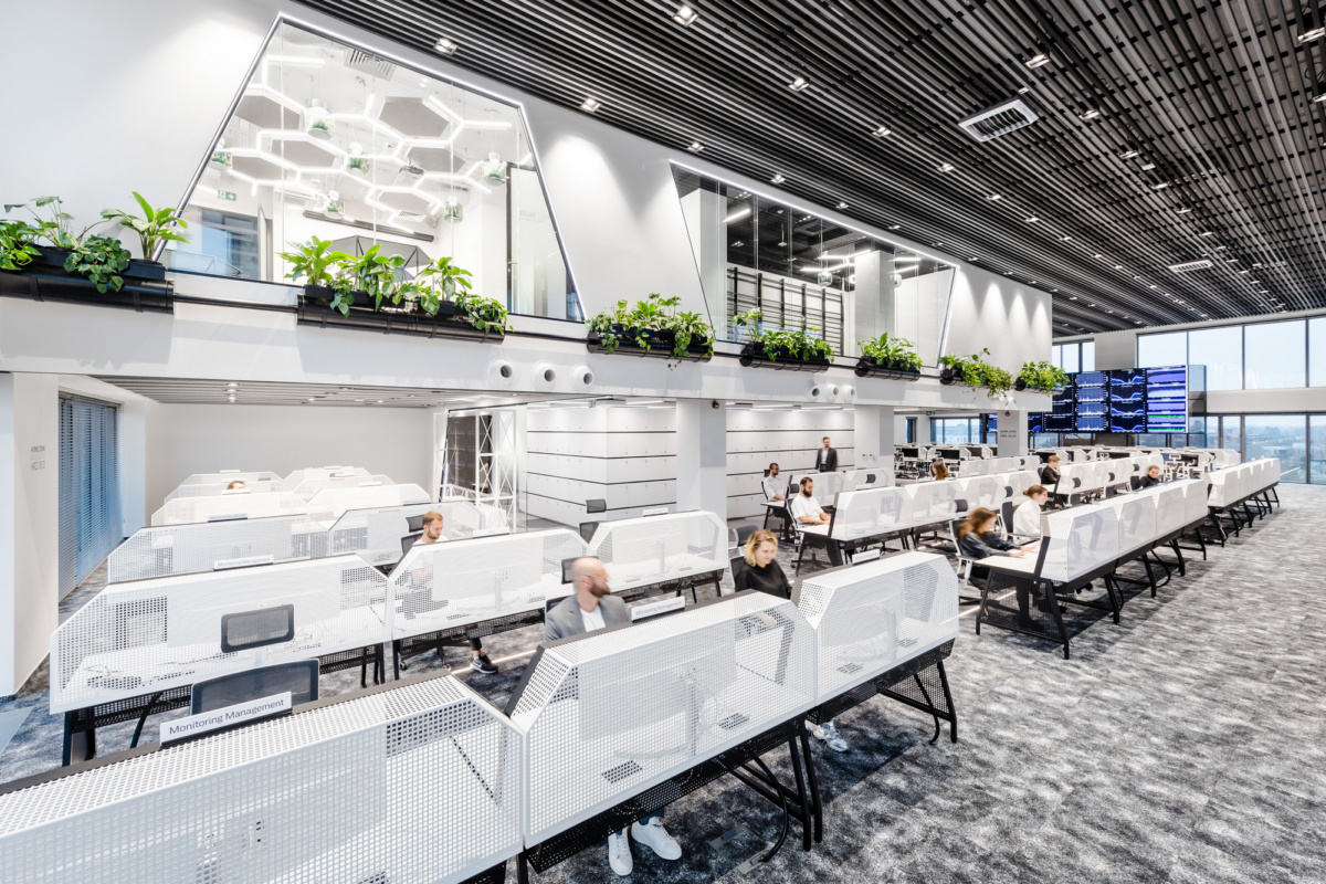 辦公空間,未來主義設計,科幻感辦公室,科技公司辦公室,波蘭華沙