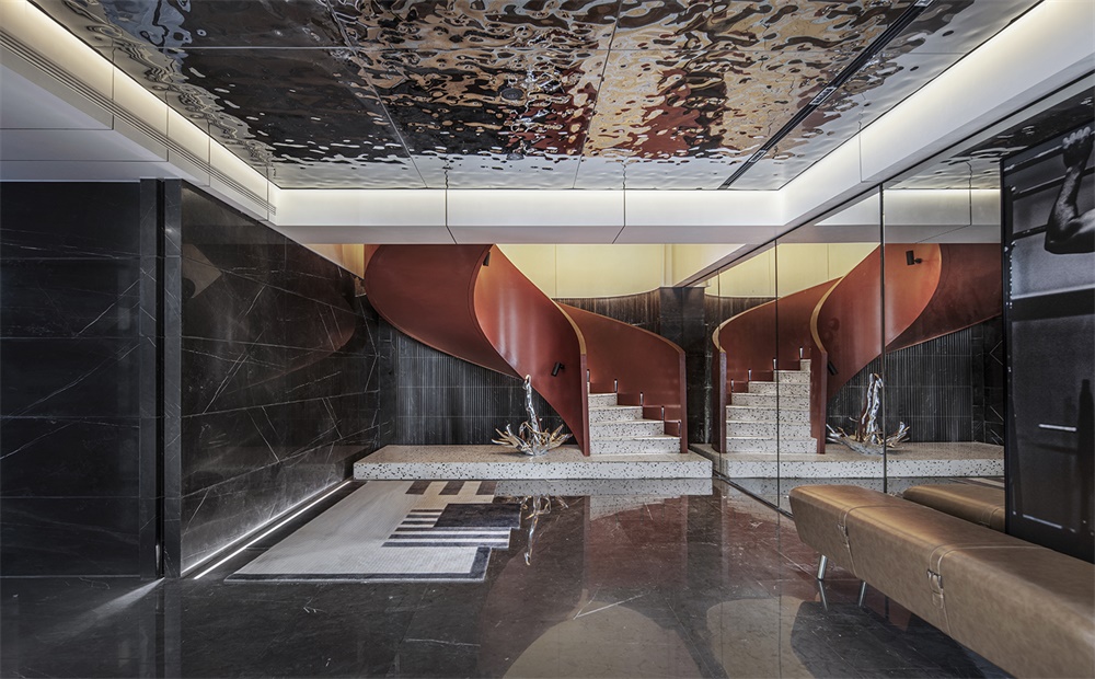 住宅空間,黑曜石別墅,別墅設計,廣州尚逸裝飾設計,軟裝設計,珠海保利九洲天和三期嶼墅,項目投稿