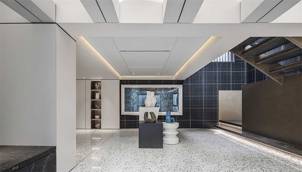 住宅空間,黑曜石別墅,別墅設計,廣州尚逸裝飾設計,軟裝設計,珠海保利九洲天和三期嶼墅,項目投稿