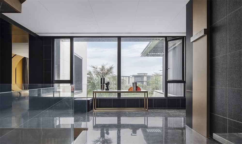住宅空間,黑曜石別墅,別墅設計,廣州尚逸裝飾設計,軟裝設計,珠海保利九洲天和三期嶼墅,項目投稿