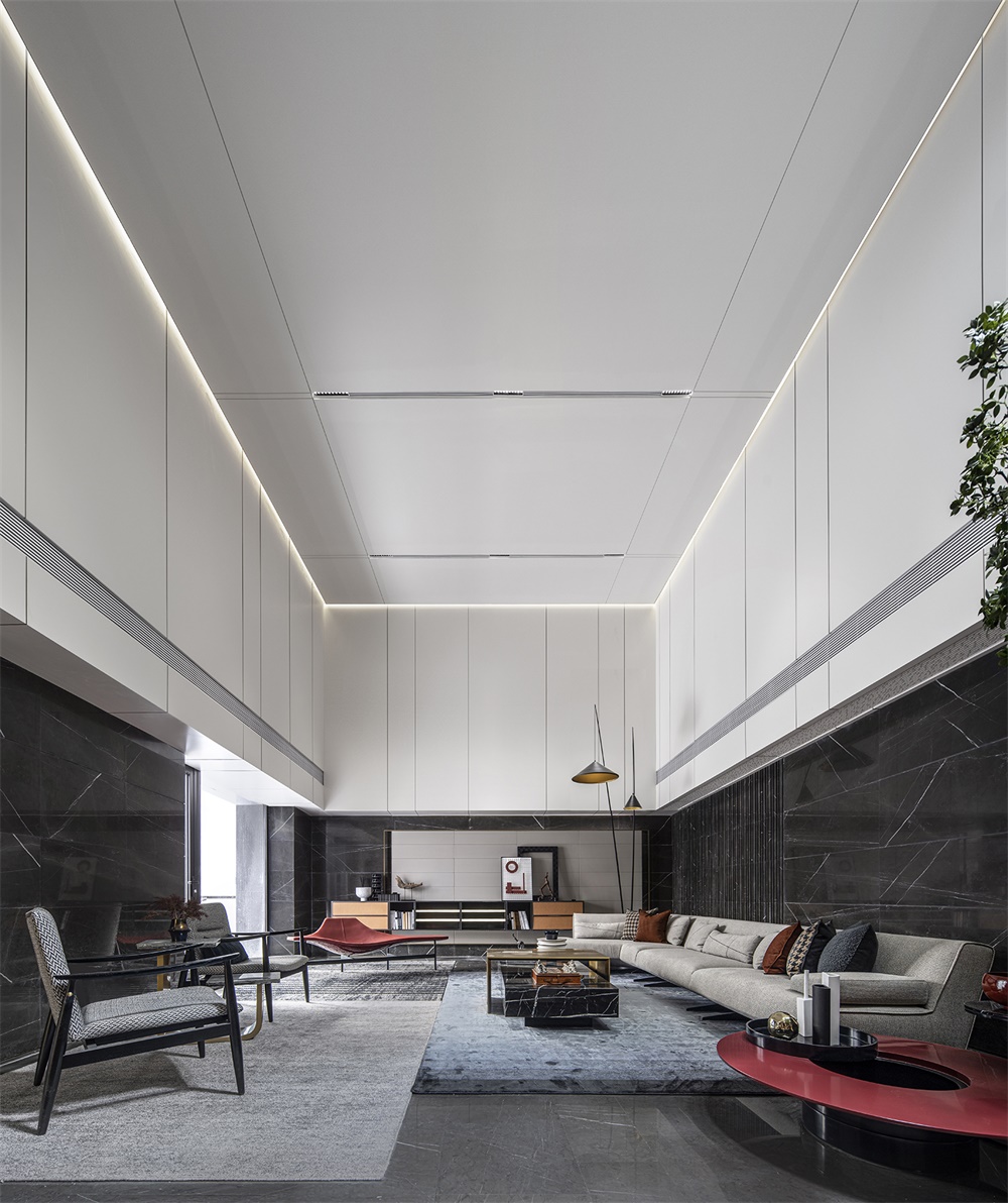 住宅空間,黑曜石別墅,別墅設計,廣州尚逸裝飾設計,軟裝設計,珠海保利九洲天和三期嶼墅,項目投稿