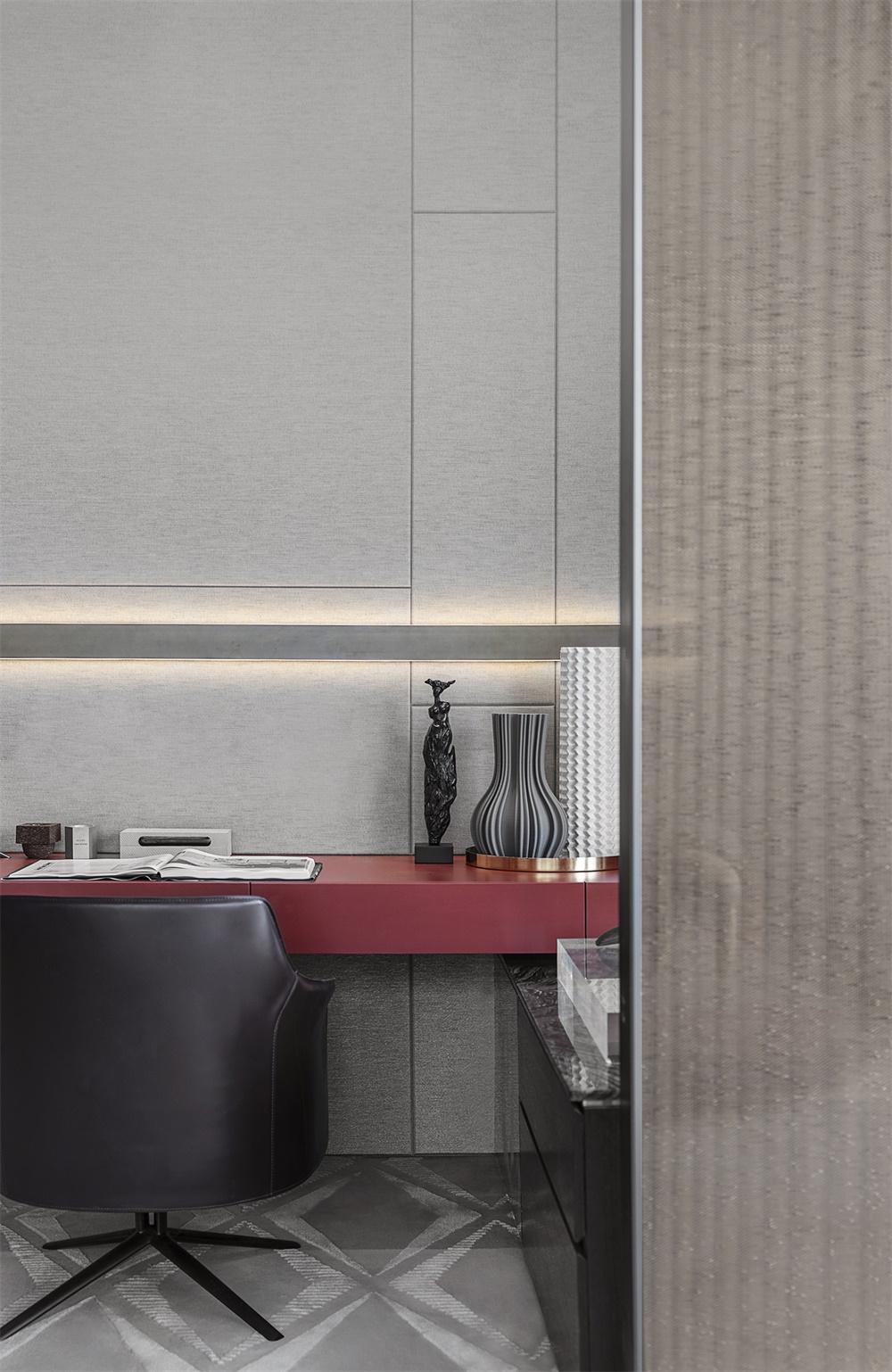 住宅空間,黑曜石別墅,別墅設計,廣州尚逸裝飾設計,軟裝設計,珠海保利九洲天和三期嶼墅,項目投稿