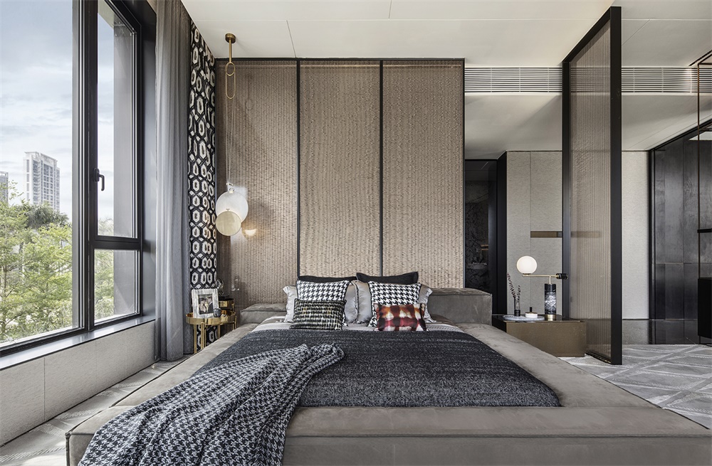 住宅空間,黑曜石別墅,別墅設計,廣州尚逸裝飾設計,軟裝設計,珠海保利九洲天和三期嶼墅,項目投稿