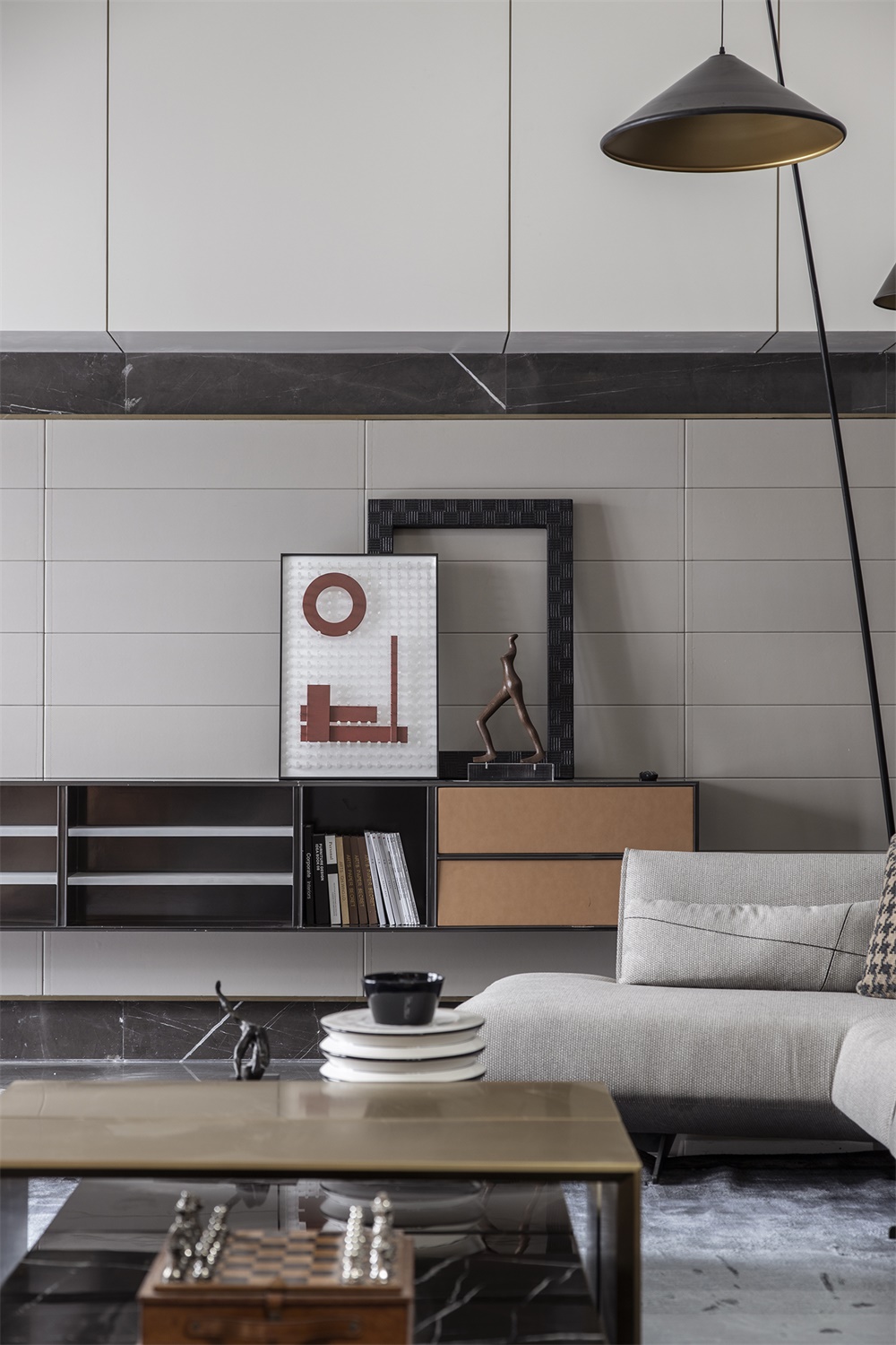 住宅空間,黑曜石別墅,別墅設計,廣州尚逸裝飾設計,軟裝設計,珠海保利九洲天和三期嶼墅,項目投稿