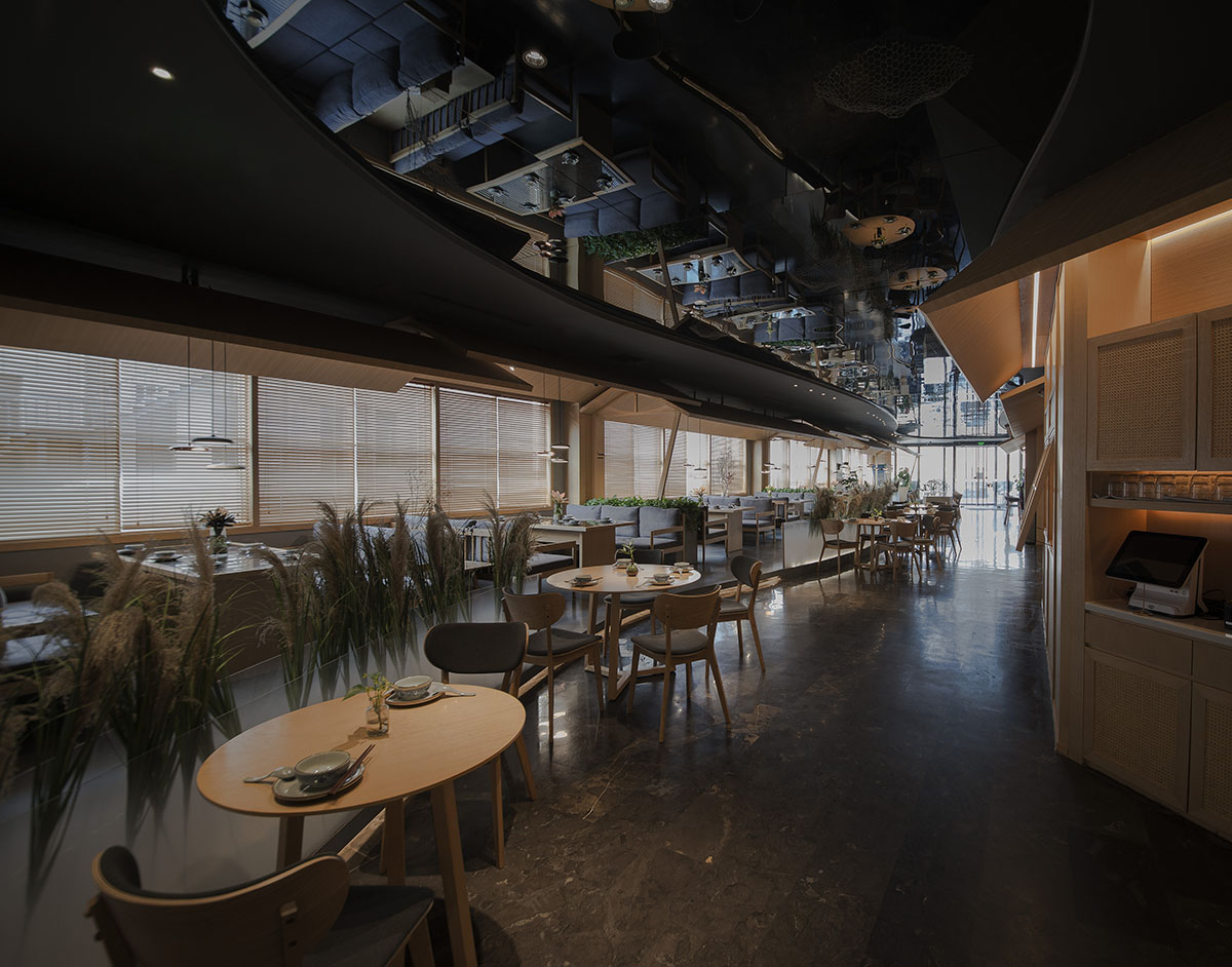 未木建築空間設計,未木建築,餐廳設計,北京岸鄉餐廳設計,岸鄉餐廳設計,岸鄉餐廳,未木建築空間設計作品,湘菜餐廳設計,湘菜餐廳