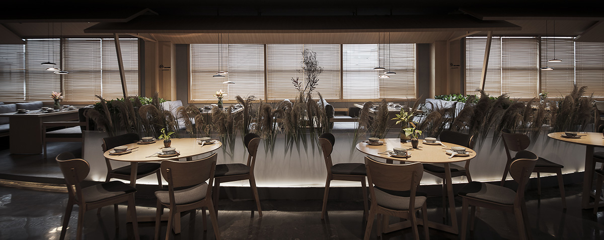 未木建築空間設計,未木建築,餐廳設計,北京岸鄉餐廳設計,岸鄉餐廳設計,岸鄉餐廳,未木建築空間設計作品,湘菜餐廳設計,湘菜餐廳