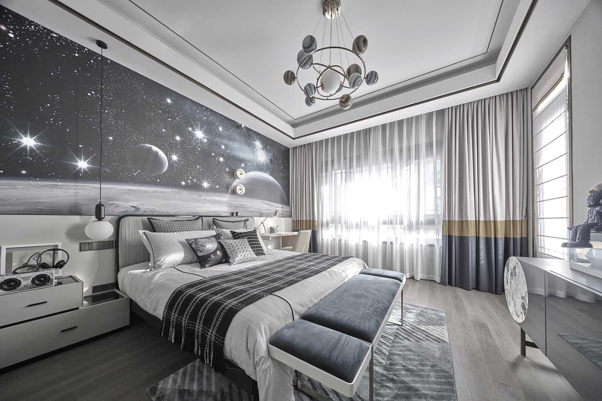 樣板間,樣板間設計,樣板房設計,現代風格樣板間,杭州樣板房設計,GFD杭州廣飛室內設計事務所,GFD杭州廣飛室內設計事務所作品,杭州保億湖風雅園•和院樣板房