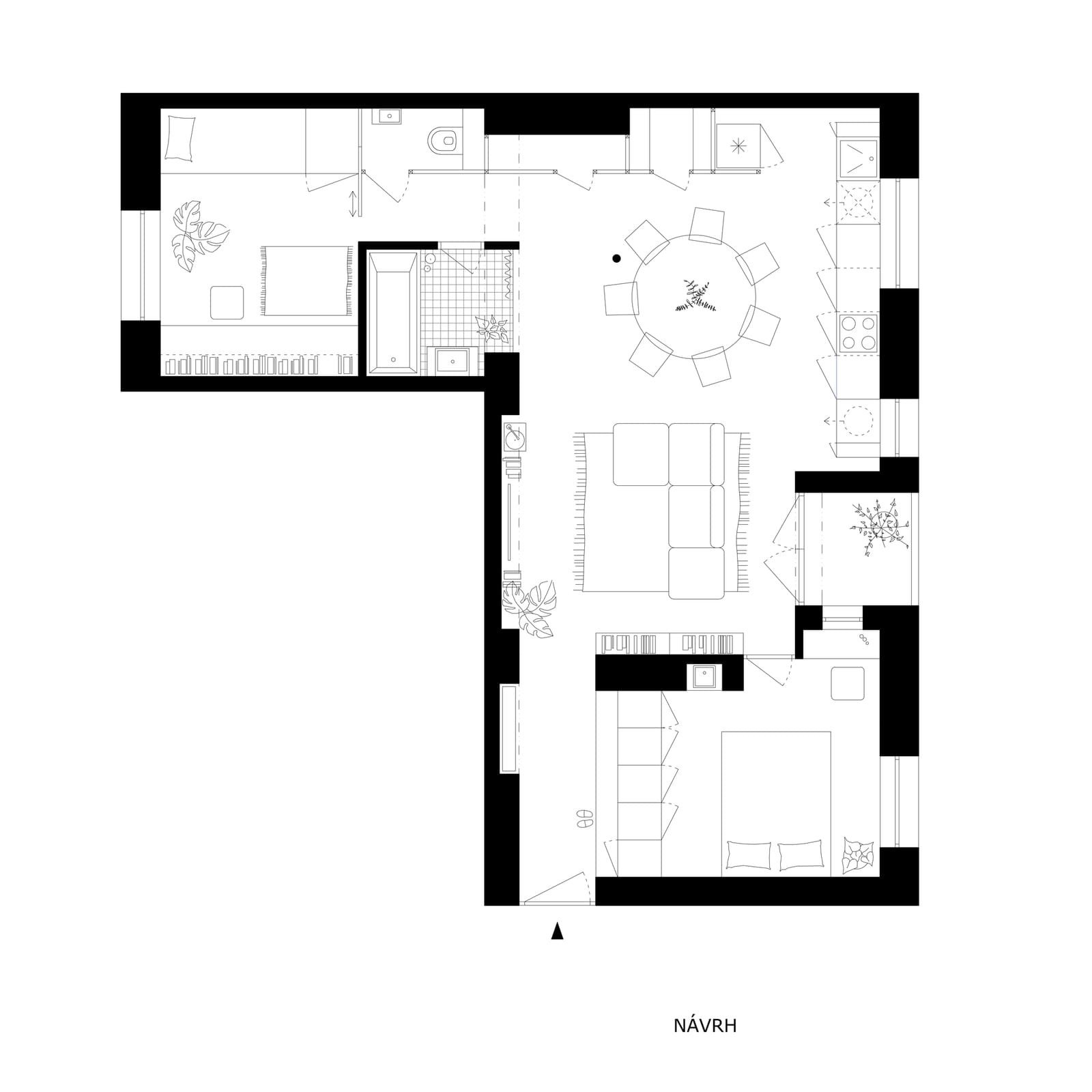 公寓設計,國外公寓設計,現代風格公寓設計,小戶型設計,住宅設計,現代風格住宅設計,家裝設計,住宅空間設計