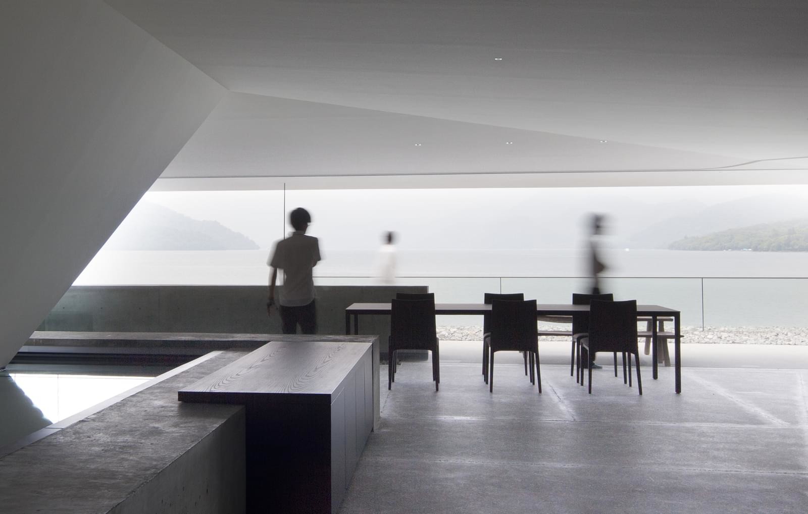 住宅設計,別墅設計,現代住宅設計,住宅空間設計,濱湖別墅,日本中禪寺濱湖別墅,Nikken Sekkei設計,Nikken Sekkei設計作品