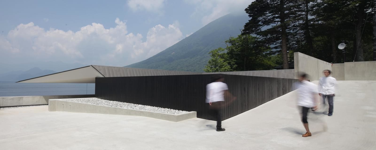 住宅設計,別墅設計,現代住宅設計,住宅空間設計,濱湖別墅,日本中禪寺濱湖別墅,Nikken Sekkei設計,Nikken Sekkei設計作品