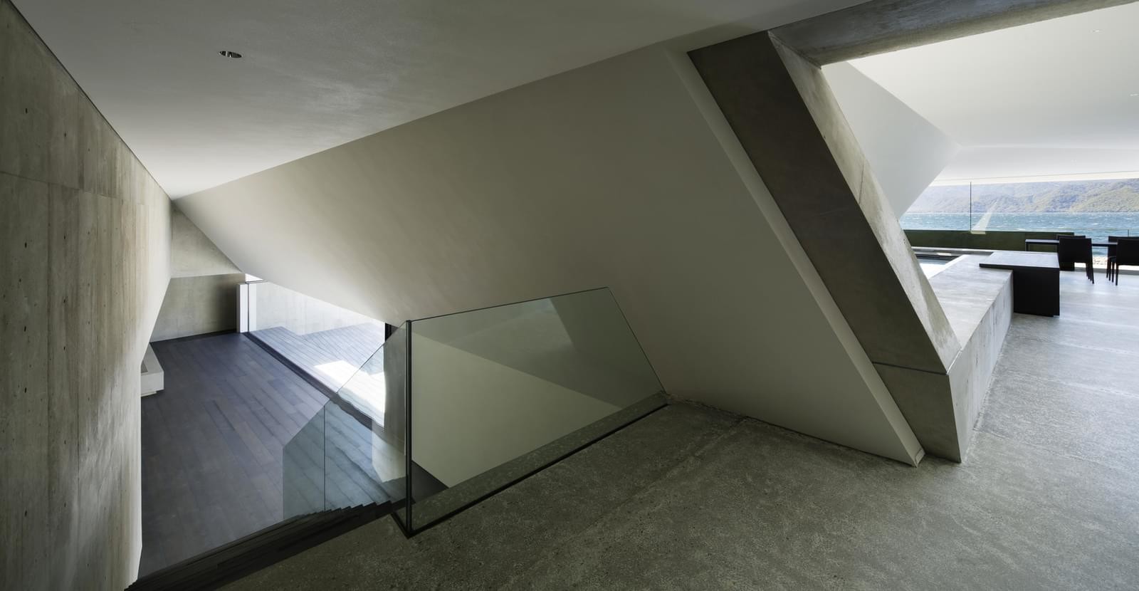 住宅設計,別墅設計,現代住宅設計,住宅空間設計,濱湖別墅,日本中禪寺濱湖別墅,Nikken Sekkei設計,Nikken Sekkei設計作品