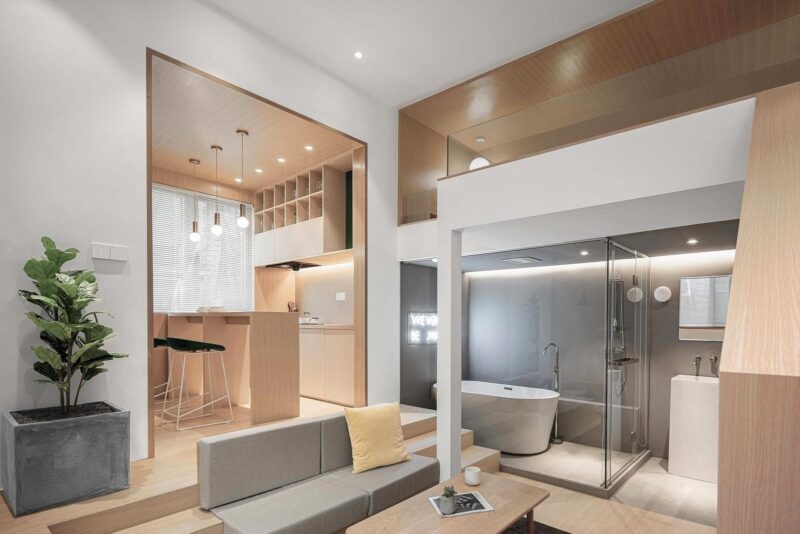 Qisi | 上海25㎡閣樓小公寓