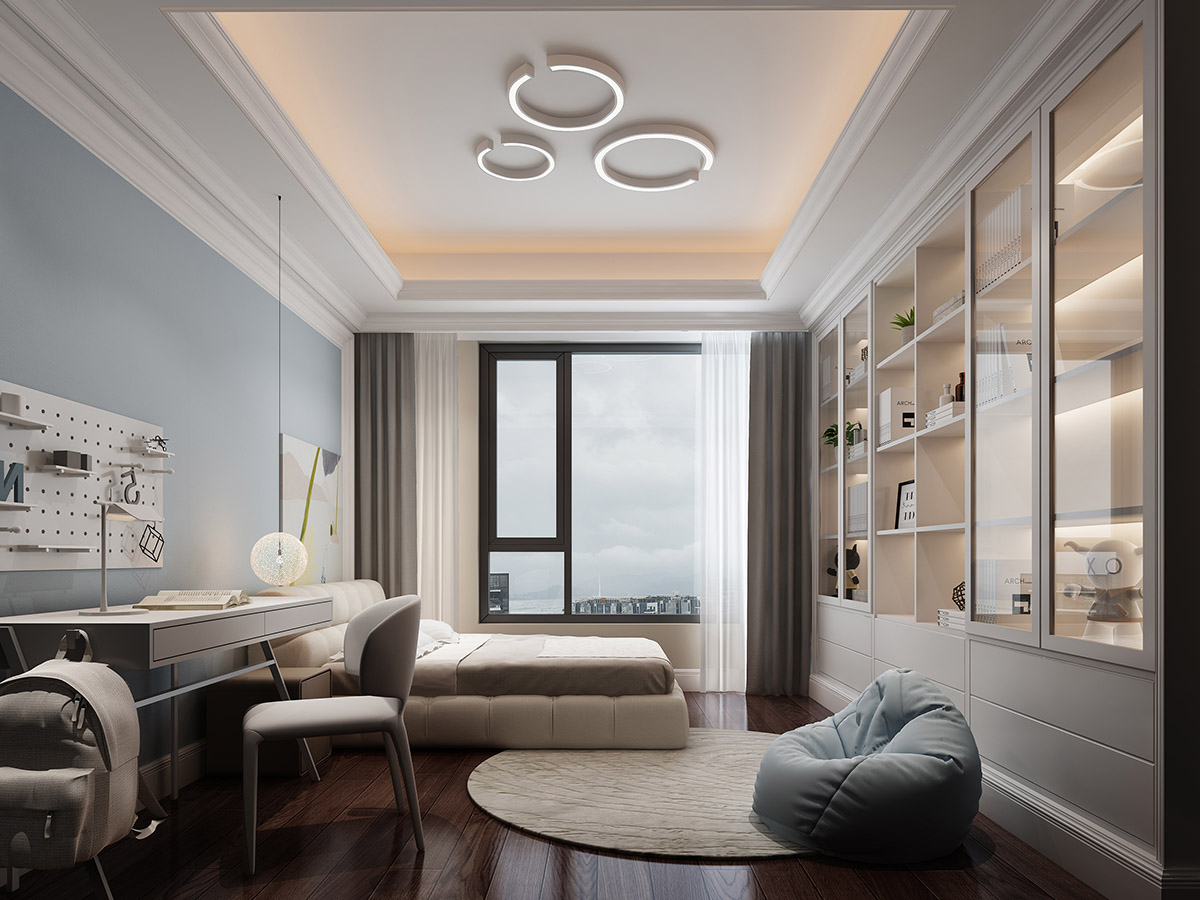 住宅設計，輕奢住宅設計，現代住宅設計，住宅空間設計，現在風格住宅設計，鴻藝源作品，鴻藝源建築室內設計，鴻藝源建築室內設計作品