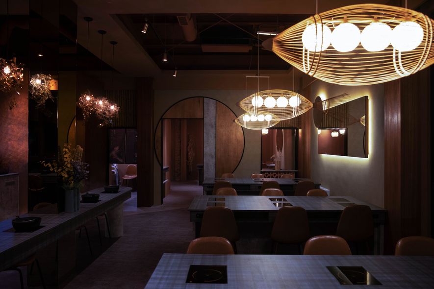 弄木人文空間,拾鮮鍋物設計,餐廳設計,台灣設計,新東方風格,莊舒雲,竹取鑿光