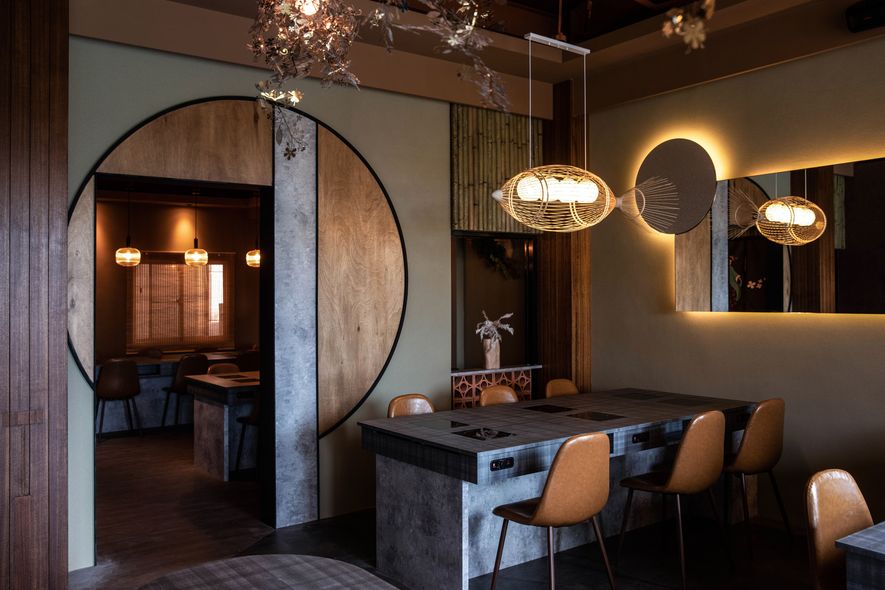 弄木人文空間,拾鮮鍋物設計,餐廳設計,台灣設計,新東方風格,莊舒雲,竹取鑿光