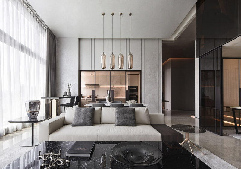 GFD杭州廣飛設計 | 杭州星耀中心大平層中間套戶型