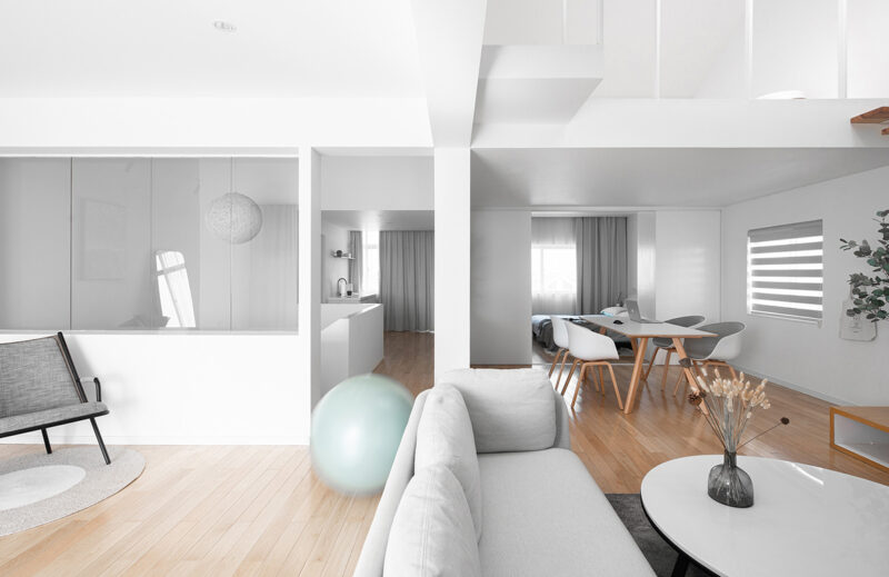 幾言設計│浙江半空間住宅-探索空間的自由性互動性