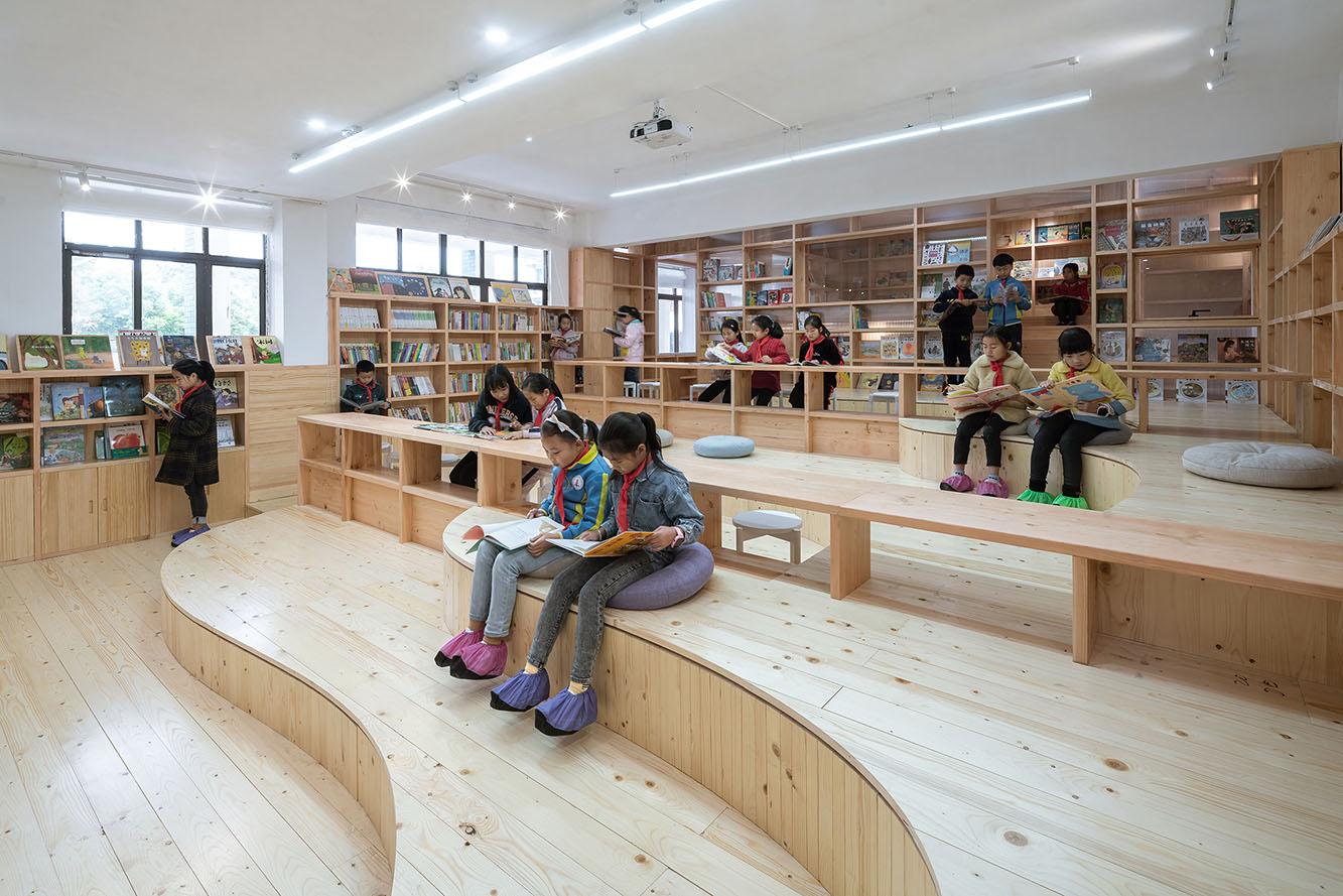 公益圖書館,萬科公益圖書館,圖書館設計,貴陽貞豐縣者相一學圖書室,貴陽貞豐縣雲盤小學 圖書室,尌林建築