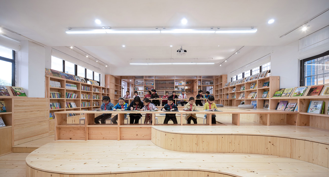 公益圖書館,萬科公益圖書館,圖書館設計,貴陽貞豐縣者相一學圖書室,貴陽貞豐縣雲盤小學 圖書室,尌林建築