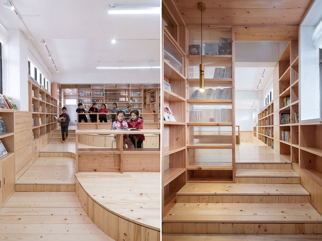 公益圖書館,萬科公益圖書館,圖書館設計,貴陽貞豐縣者相一學圖書室,貴陽貞豐縣雲盤小學 圖書室,尌林建築