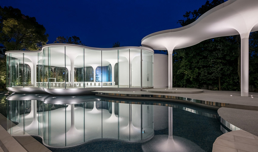 教堂設計,教堂建築設計,白色玻璃教堂,日本白之翼教堂,KTX archiLAB